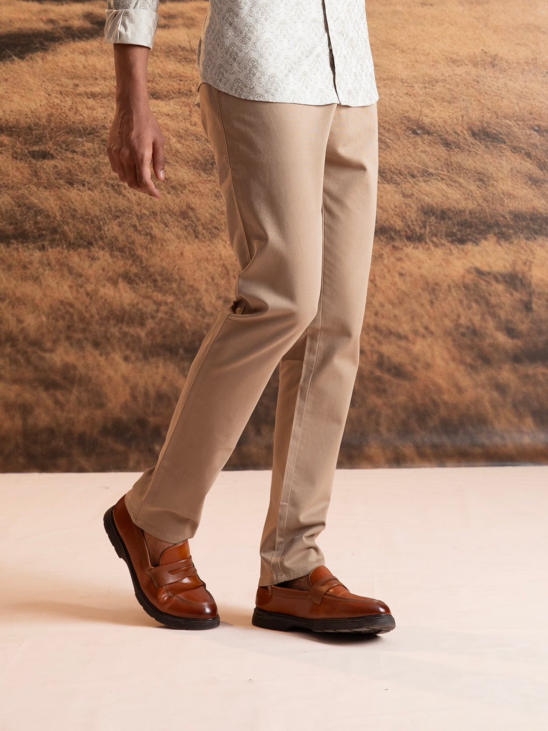 Elegant Brown-Toned Trousers