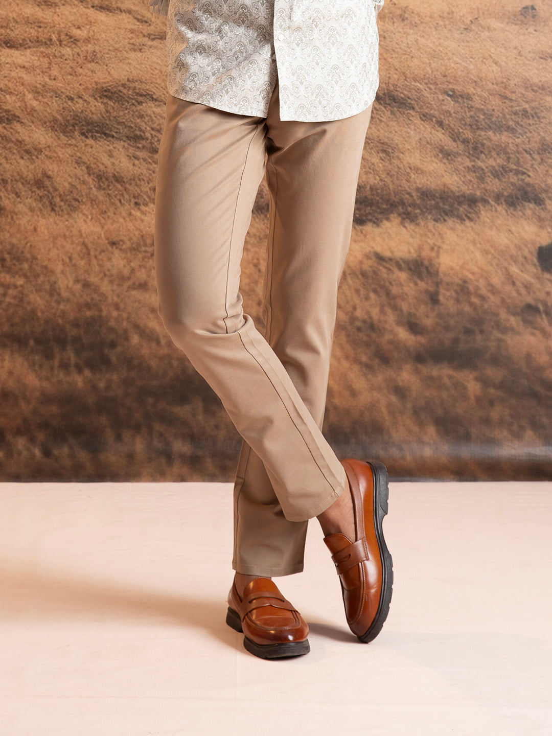 Brown Formal Trouser