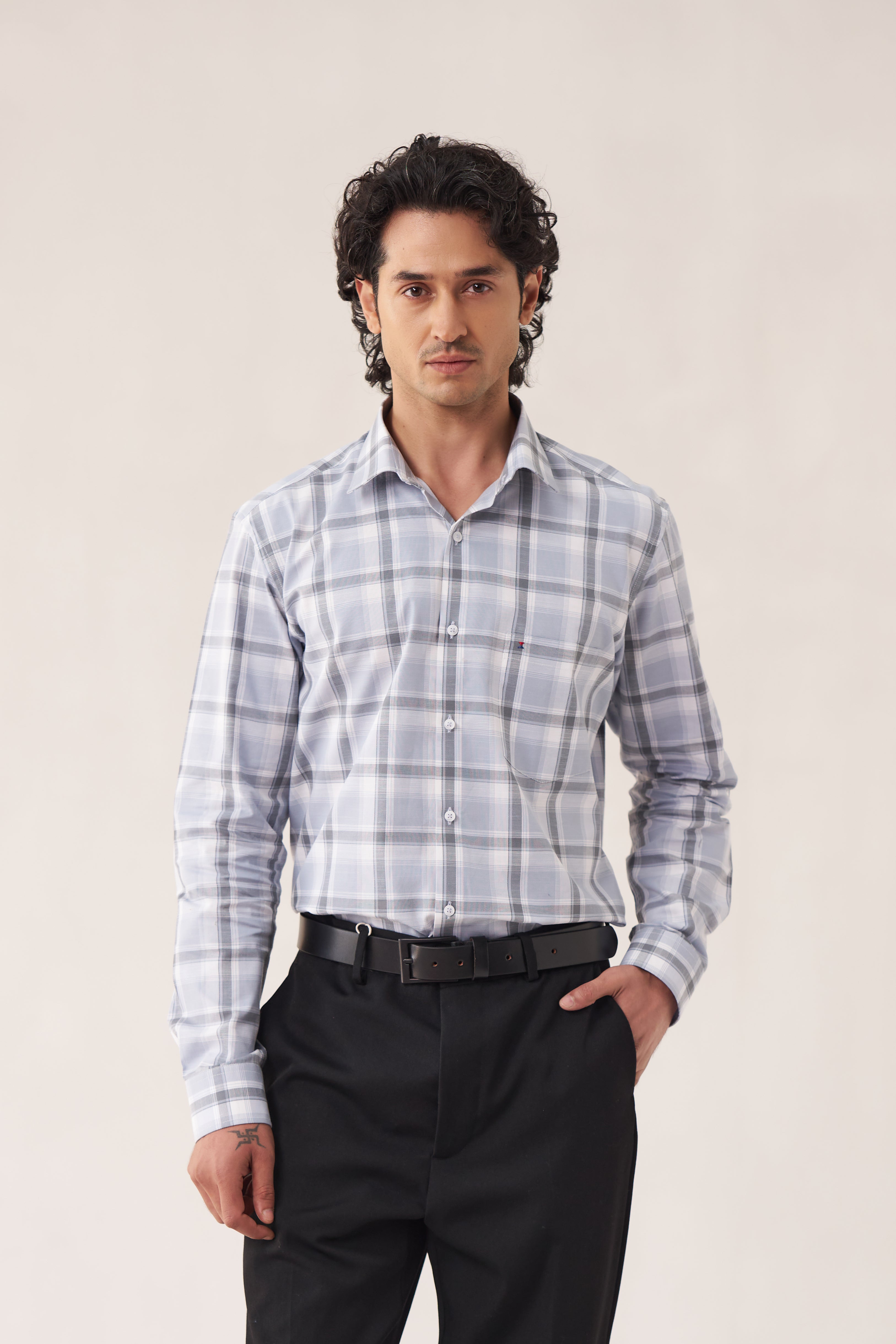 Executive Grey checks