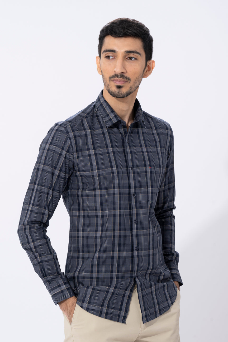 Charcoal Check Shirt